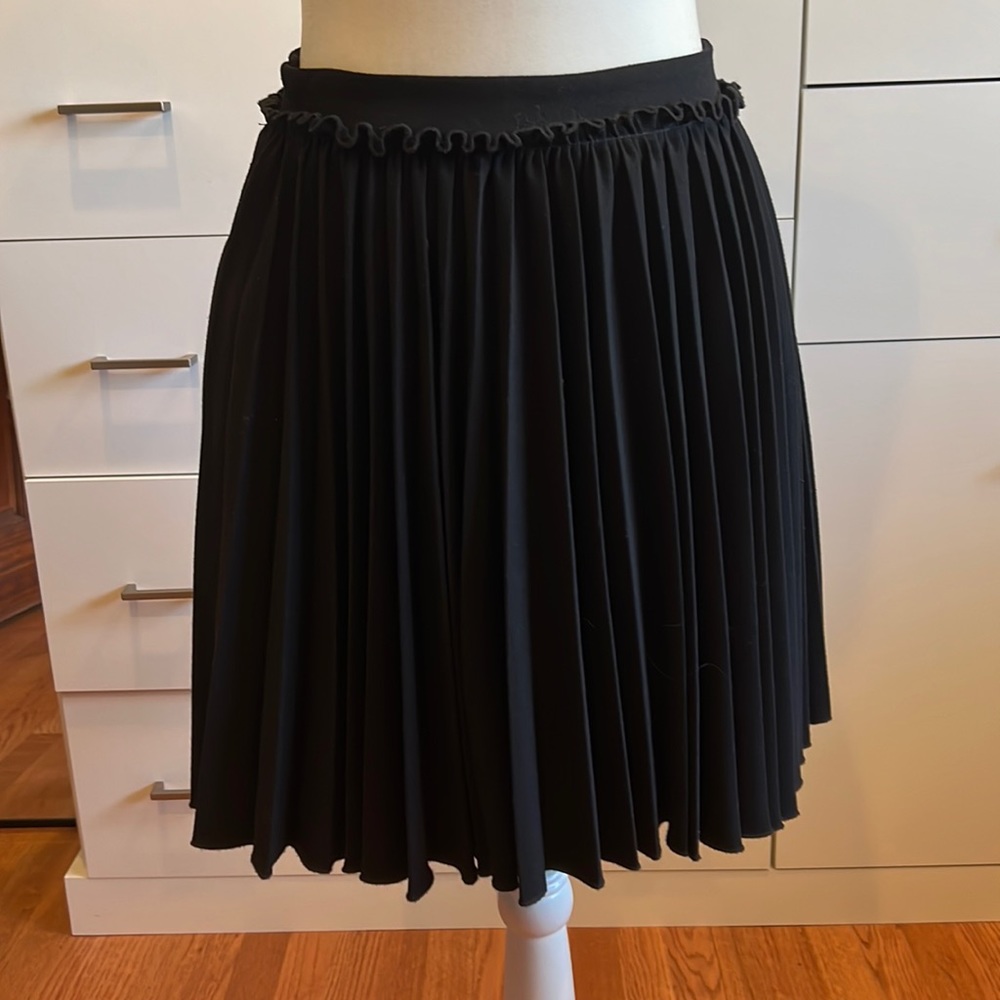 See by Chlóe black pleated skirt